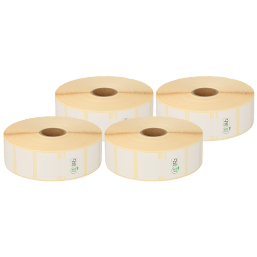 Zebra Z-Select 2000D (3007208-T) compatible, Top, 31mm x 22mm, 2780 etiketten, 25mm kern, wit, permanent