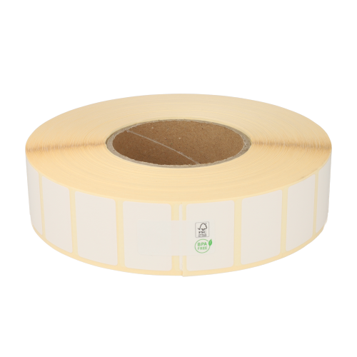 Produkt Zebra kompatible Etiketten, 38mm x 25mm, 5180 Etiketten, 76mm Hülse, weiß, permanent Foto