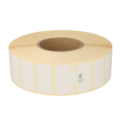 Product Zebra Z-Perform 1000D (3004996) compatible, Eco, 51mm x 25mm, 5860 etiketten, 76mm kern, wit, permanent Afbeelding