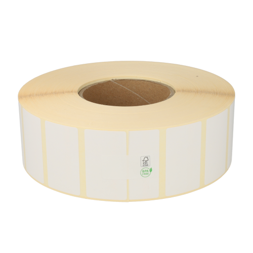Product Zebra Z-Perform 1000D (3004861-T) compatible, Eco, 51mm x 32mm, 4790 etiketten, 76mm kern, wit, permanent Afbeelding