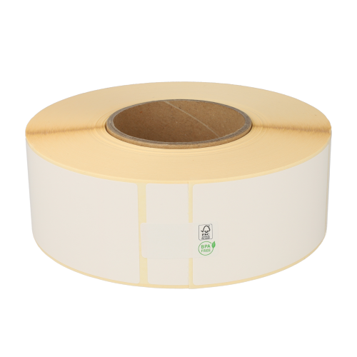 Produkt Zebra kompatible Etiketten, 57mm x 102mm, 1432 Etiketten, 76mm Hülse, weiß, permanent Foto