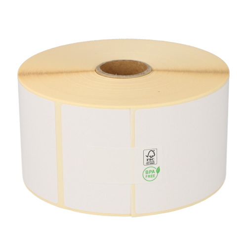 Product Bixolon 800262-405BIX compatible labels, Top, 57mm x 102mm, 700 etiketten, 25mm kern, blanco, permanent Afbeelding