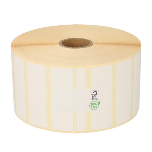 Produkt Zebra (880262-075) kompatible Etiketten, 57mm x 19mm, 3315 Etiketten, 25mm Hülse, weiß, ablösbar Foto