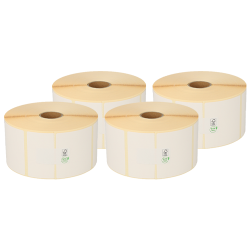 Bixolon 800262-205BIX compatibles etiquetas, Top, 57mm x 51mm, 1370 etiquetas, núcleo 25mm, blanco, permanente