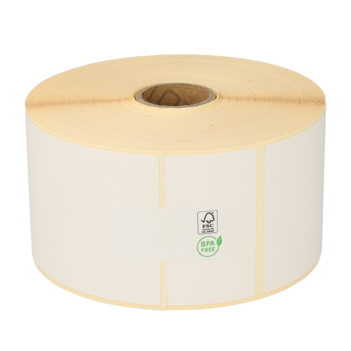 Produkt Bixolon 3007209-TBIX kompatibel Etiketten, Top, 57mm x 76mm, 930 Etiketten, 25mm Kern, weiß, permanent Foto