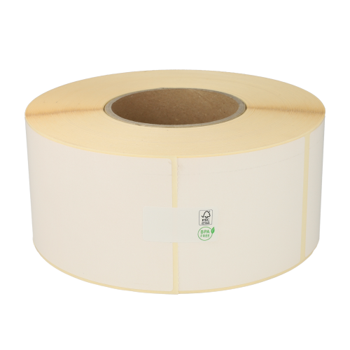 Product Zebra Z-Perform 1000D (3006255) compatible, Eco, 76mm x 152mm, 1000 etiketten, 76mm kern, wit, permanent Afbeelding
