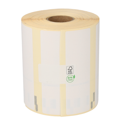 Product Dymo S0947410 compatible labels, 28mm x 89mm, 1.050 etiketten, blanco, permanent Afbeelding